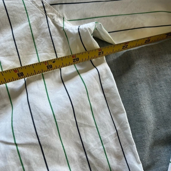 J. Crew Relaxed-fit collarless tunic shirt in striped poplin Popover Size 2 - Picture 7 of 12